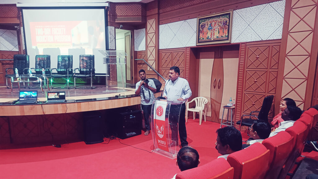 IQAC Mohan Babu University academic activities